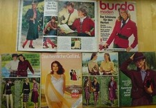 Burda Mode 79/9 Tracht Kunststrick Lace knit Stricktier Mieder 70er Modezeitschr