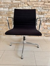 1x Vitra Charles Eames EA 108 -Chair  Hopsack drehbar Chrom