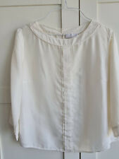 Sonja Bogner Seidenbluse Gr. 42 neuwertig champagnerfarben