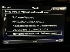 Audi A6/A7 4G C7 Navigation Update Europa 2024 Modellreihen A6/ A7/ Q5/ Q7