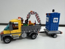 Lego  Baustellenfahrzeug mit Toilette (1 Figur ist anders) 60073