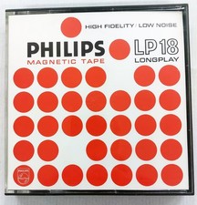 PHILIPS LP18 high output HiFi tape, Tonbandspule