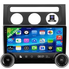 Carplay 4+64G Android 14 Autoradio +KAM Navi für VW Touran 1T1 1T2 1T3 2003-2010