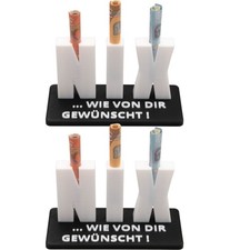 2x Geldgeschenk NIX Nichts