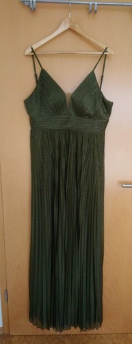 Abendkleid olivgrün mit - olivgrün,