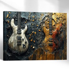 Leinwand Bilder Gitarren Musik
