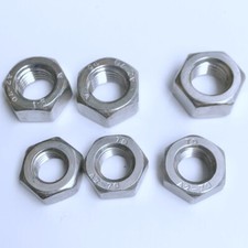 FEINGEWINDE  Sechskantmutter  DIN 934 Edelstahl VA  M8  M10 M12  M16