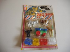 Circus Tiere Wagen Set im Blister, Neuwertig, ca. 70er - 80er Jahre