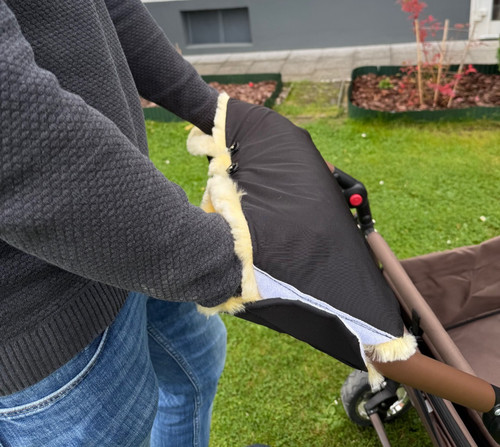 Kinderwagen echt lammfell - kinderwagen,