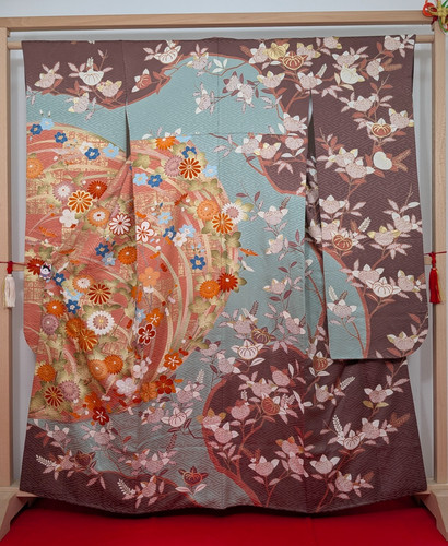 Vintage japanischer kimono - vintage,
