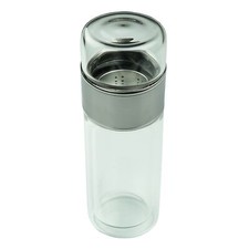 HRB Thermo Teeflasche Tea To Go m. Sieb Edelstahl Trinkflasche Teekanne Teamaker