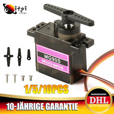 1-10 MG90S Mikro-Servomotor Servo 180 Grad Für Boot Rennwagen Hubschrauber UK