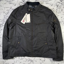 BELSTAFF Herren dunkelmarineblau gewachste Walkham Jacke Größe UK46 IT56 3XL neu mit Etikett