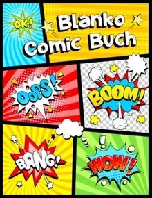 Blanko comic buch leeres - blanko, buch: