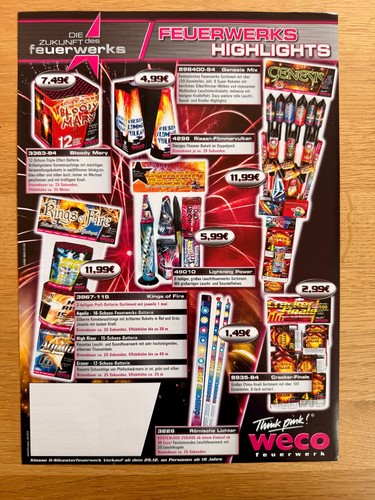 Alter weco feuerwerk - alter,