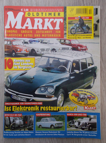 Oldtimer markt dezember 2004 - oldtimer,