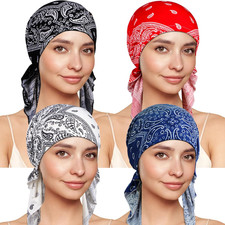 4 Stück Chemo Kopfbedeckung