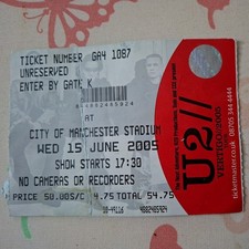 U2 Vertigo Tour Used Concert