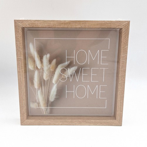 Wandbild mit holzrahmen 20x20 - mit,