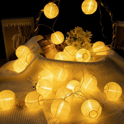 Lampion lichterkette batterie - lampion,