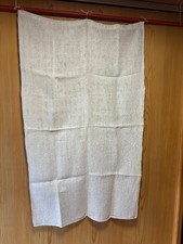 Leinen Vorhang /Gardine ca. 144 x 85 cm rustikal Shabby Vintage 1 Stück Original