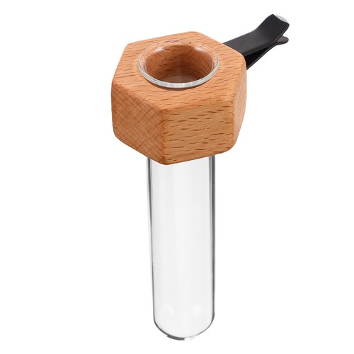 Glas holz auto - holz, blumenvase,