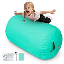 Kinder Airtrack Rolle Tumbling Aufblasbar Turnmatte Gymnastik Yoga Matte 80x50cm