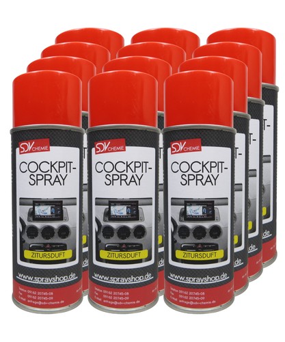 Cockpitspray zitrusduft 12x - cockpitspray,