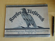 Werbung für KUPFERTIEFDRUCK -