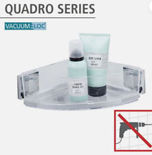 WENKO Eck Ablage Regal Dusche Bad Edelstahl QUADRO ohne bohren Accessoires WC