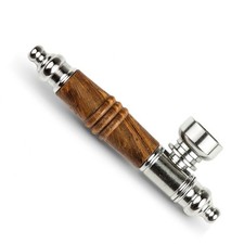 Holzpfeife Metall-Pfeife 10 cm