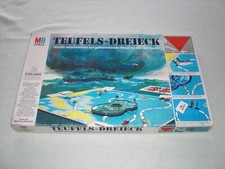 MB Spiele 1977 - Teufels-Dreieck - im großen Karton - blau - 70er Jahre Rarität