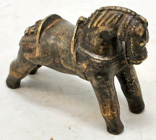 Antike messing pferdefigur - messing,