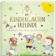 Freundebuch Fußball Kindergartenfreunde  3-5 Jahre PAPERISH Klimaneutral + BONUS
