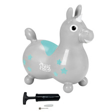 Einhorn Rody inkl Pumpe grau