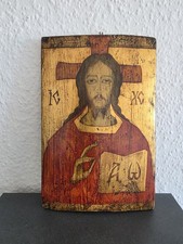 Ikone Jesus Christus auf Holz