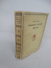 Gesammelte Politische Schriften - Max Weber -Geschichte WWI Weimarer Rep. EA1921