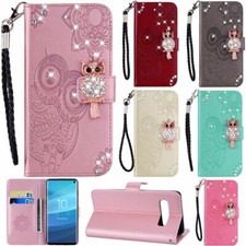 Flip 3D Gemustert Handy Tasche Schutz Hülle Etui Schale Wallet Case Cover Paket