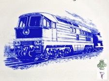 Porzellan Andenken- Teller/ Sammelteller, Eisenbahn, Berlin, um 1970 K1004