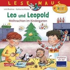 LESEMAUS 163: Leo und Leopold ? Weihnachten im Kindergarten (163): Mit App Boehm