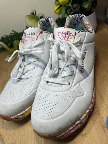 Skechers weiß bunt 40 - skechers, weiß/bunt