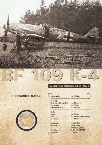 Sammlerprägung jagdflugzeug - sammlerprägung,