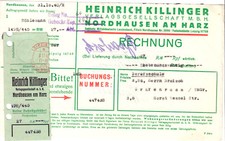 Rechnung heinrich - rechnung,, fa.