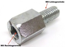 Spiegeladapter Spiegel Adapter M8 Rechtsgewinde auf M8 Linksgewinde Roller Motor