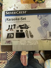 kids karaoke set Marke Silver Crest mit 2 hochwertigen Metall- Mikrofonen
