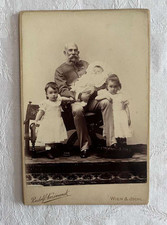 Foto Kaiser Franz Joseph I. mit den Enkelkindern Elisabeth, Franz Karl Salvator