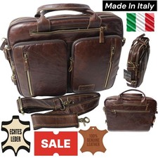  Echtes Leder Aktentasche