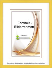 Echt Holz Bilderrahmen Plano mit Echtglas Posterrahmen  ab 10x15 bis 50x75