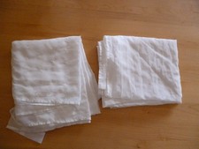 2x cremeweiße Gardine / Store