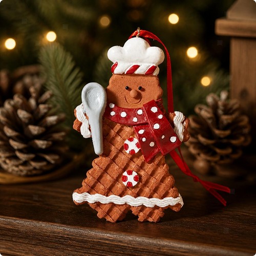 Gingerbread ornaments festive - ornaments,